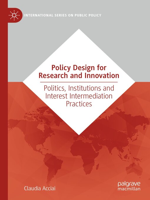 Title details for Policy Design for Research and Innovation by Claudia Acciai - Available